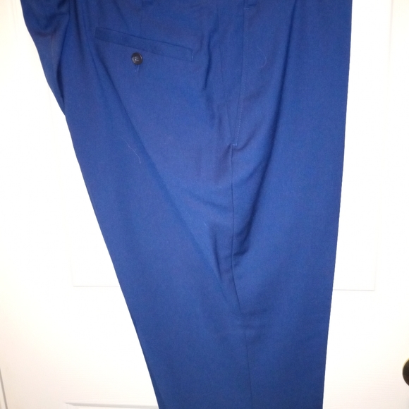 Kenneth Cole Reaction Techni-Cole Blue Pant Suit Separate 42" W - Picture 4 of 5